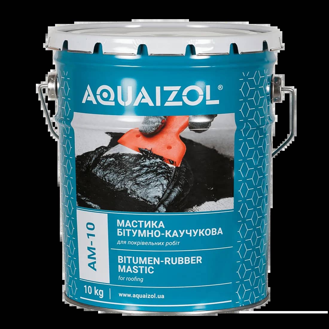 Мастика бітумно-каучукова АМ-10 Aquaizol 10 кг (271239080) - 122084