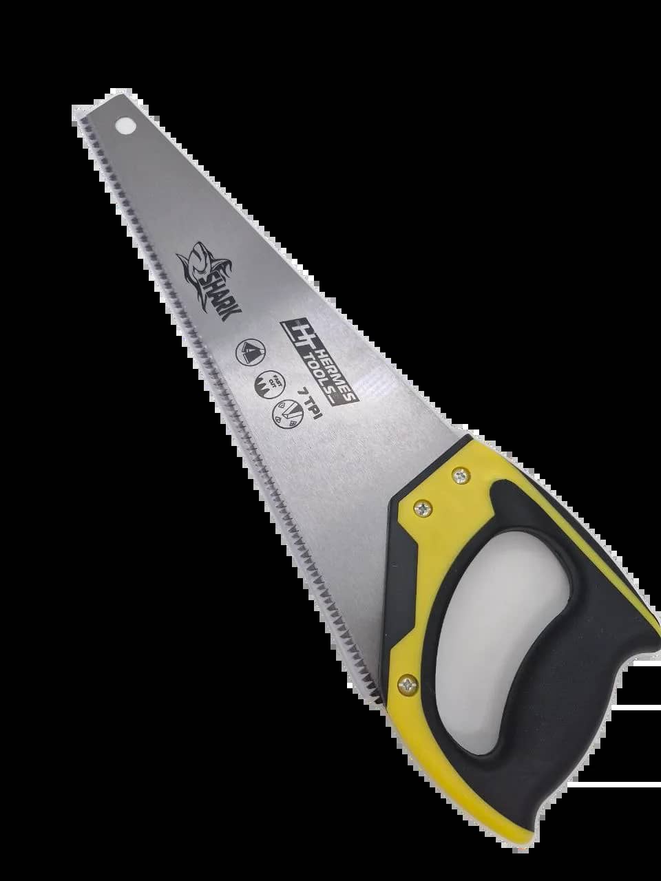 Пила по дереву Shark HT HERMES TOOLS 400 мм гартований зуб (763280816) - 126062