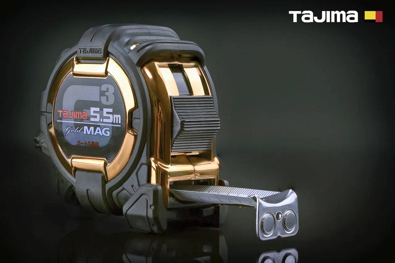 Рулетка будівельна 5,5м х 25мм TAJIMA G3 LOCK ударостійка магнітна - 131761