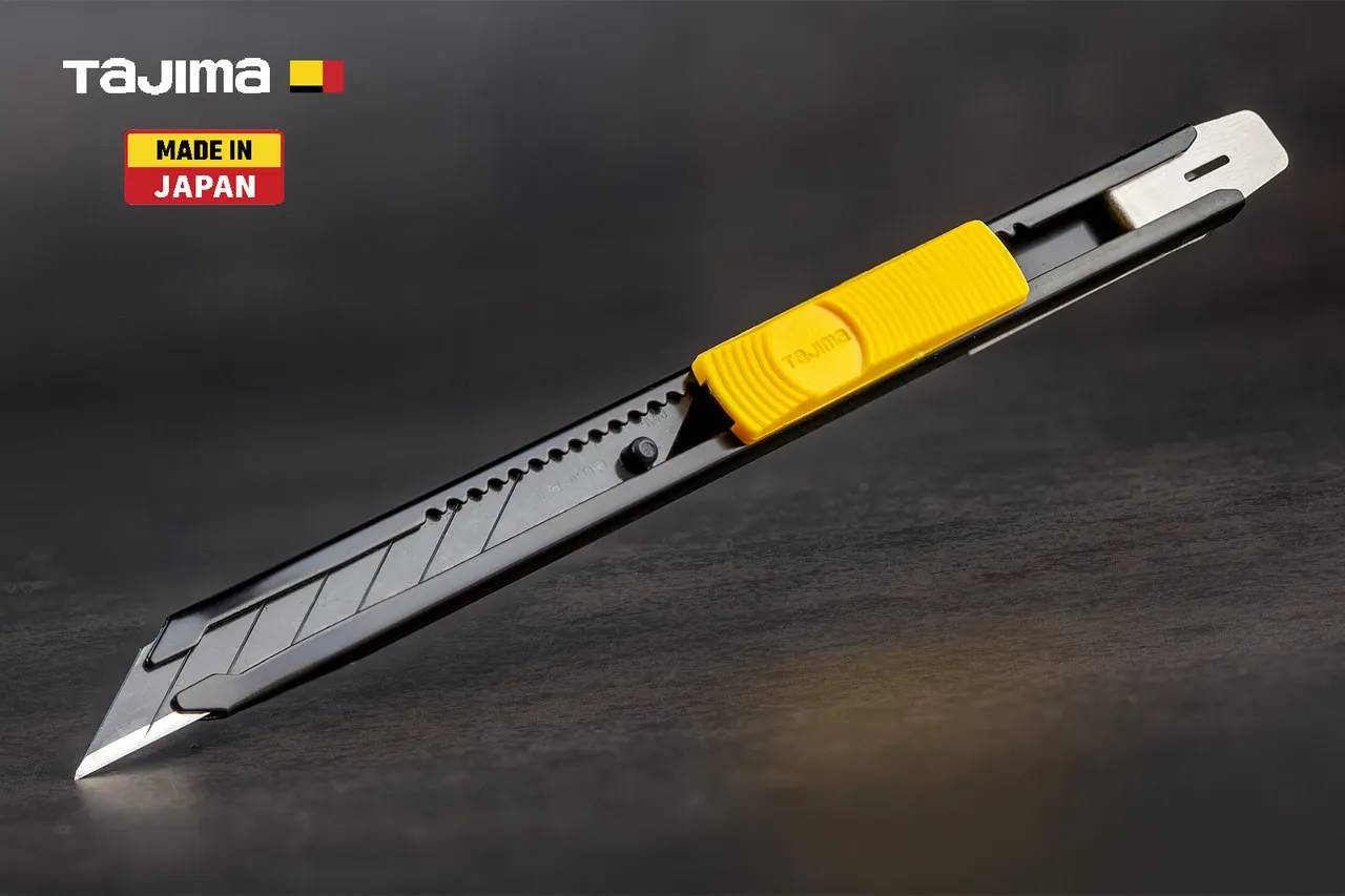 Ніж будівельний 9 мм TAJIMA (Японія) LC320B кут 30° автоматичний фіксатор - 134706
