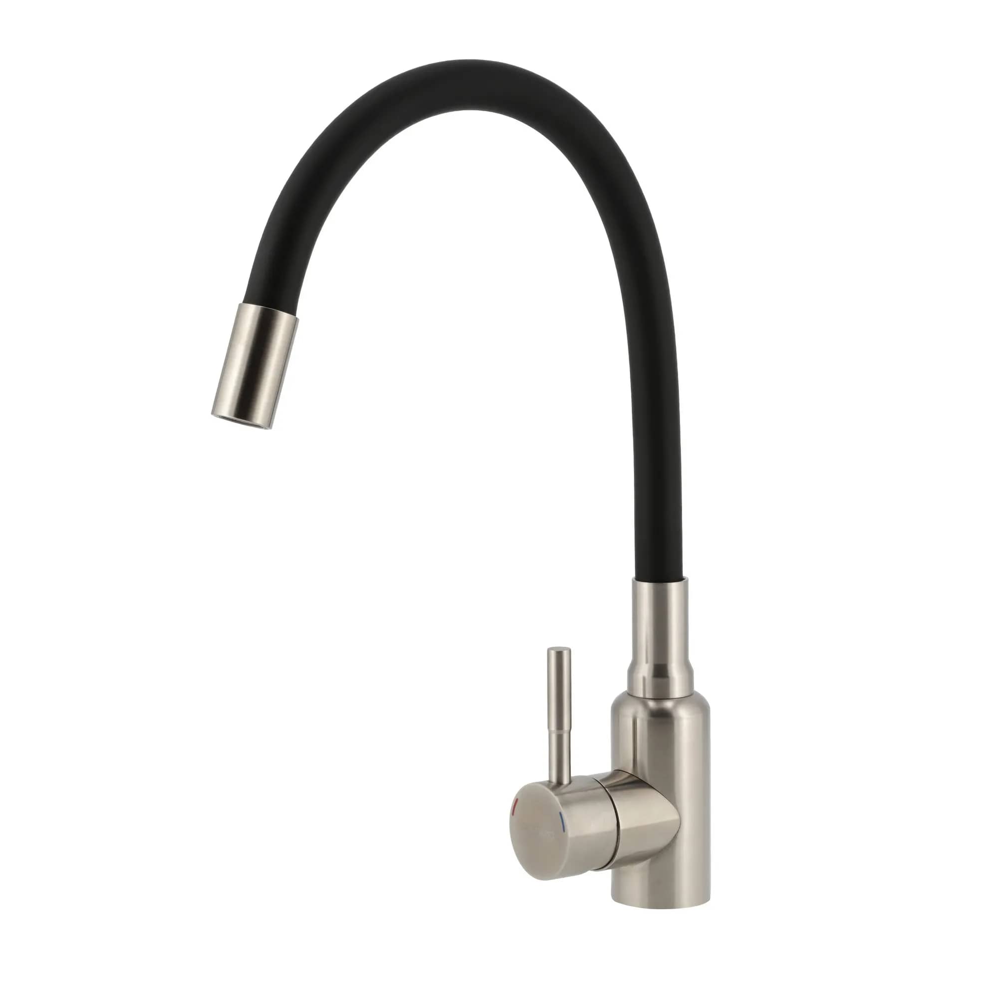 Змішувач GRANADO Burela inox (black) - 135593