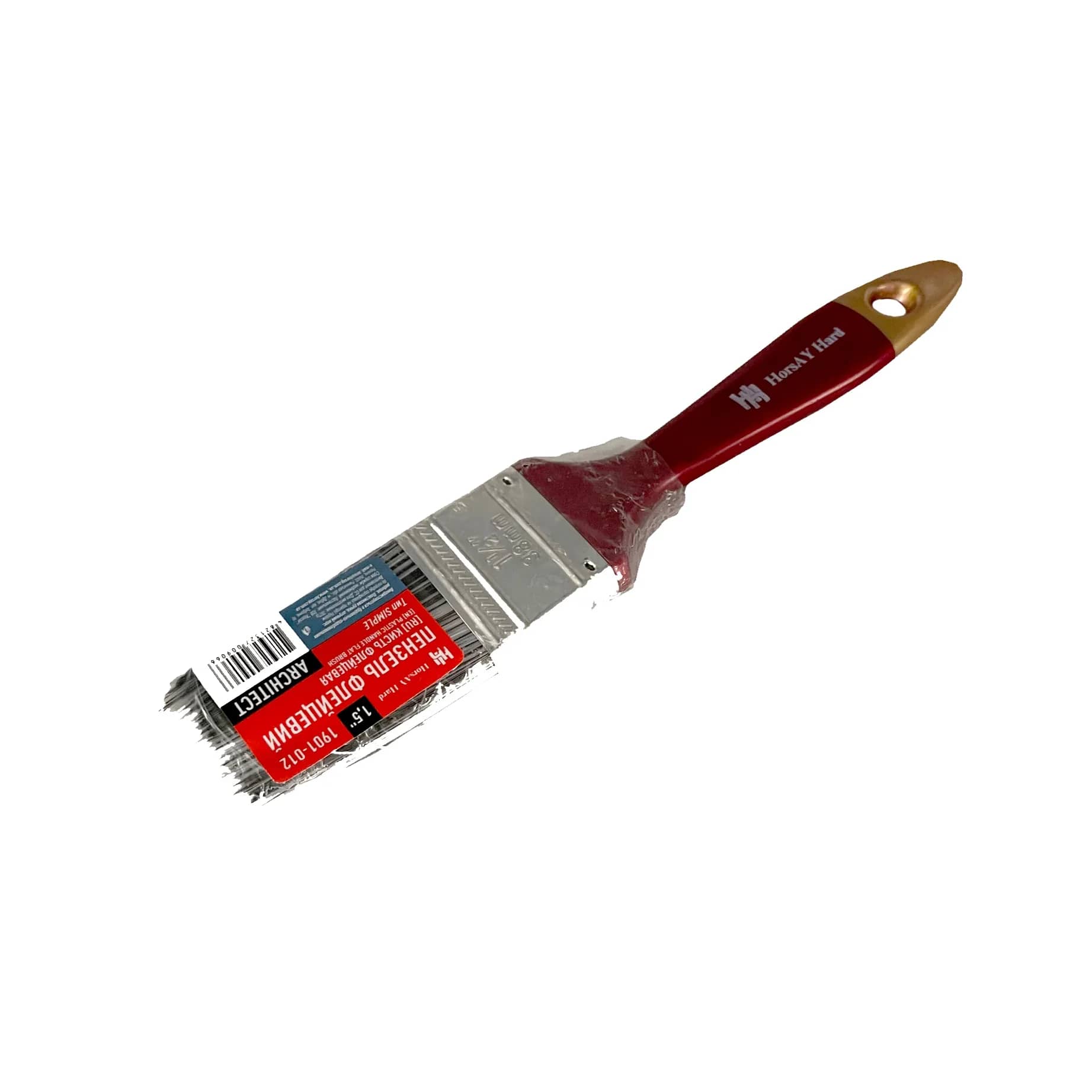 Пензель флейцевий ARCHITECT штучний ворс пластикова ручка тип SIMPLE, 1,5"" - 199176