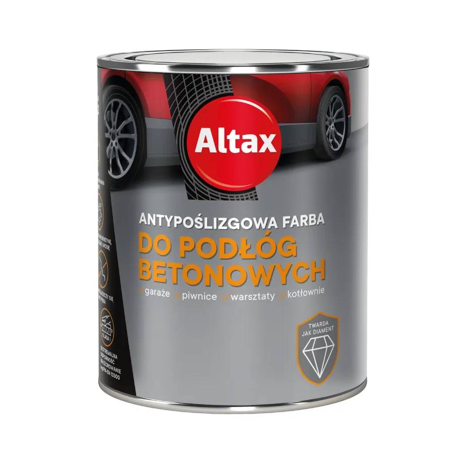 Фарба для бетонних підлог (Протиковзка) ТМ “Altax” Сіра 2,5 л. - 205086