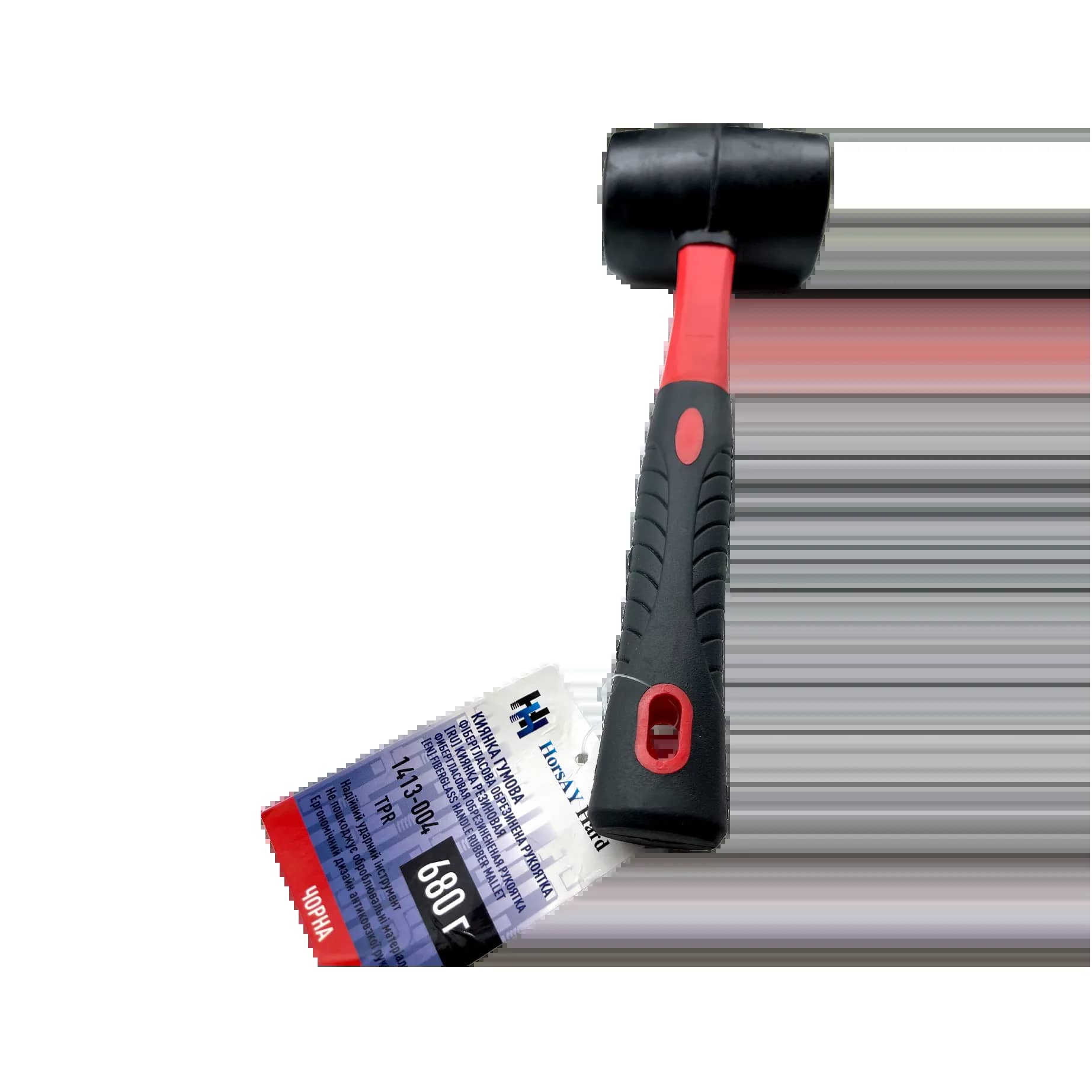 Киянка гумова чорна TPR, 250 г - 208136
