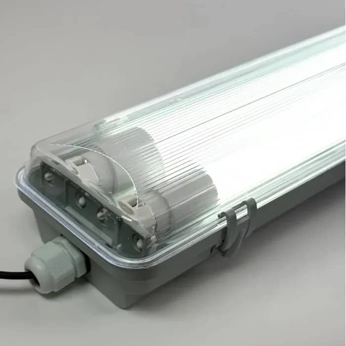 Світильник вологозахищений ЛПП 2x36 IP65 + 2 лампи Т8 Led-Story 1200mm 18W 5000K (4320Lm) - 208336