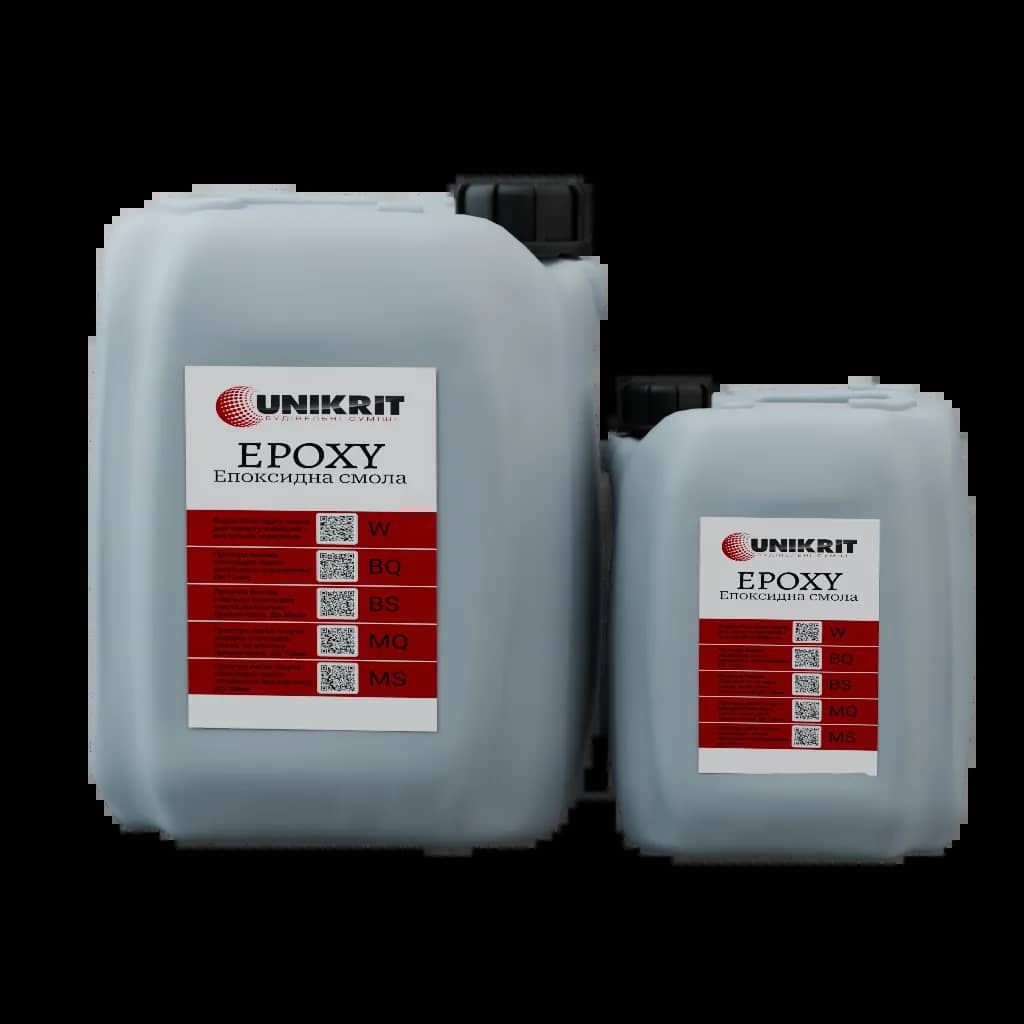 Прозора епоксидна смола для заливок до 50 мм UNIKRIT EPOXY MS 8кг - 208429