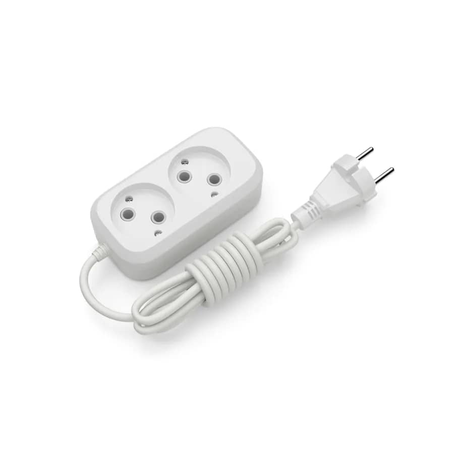 Подовжувач мережевий Electrum 2 розетки 2 м (798288301) - 209690