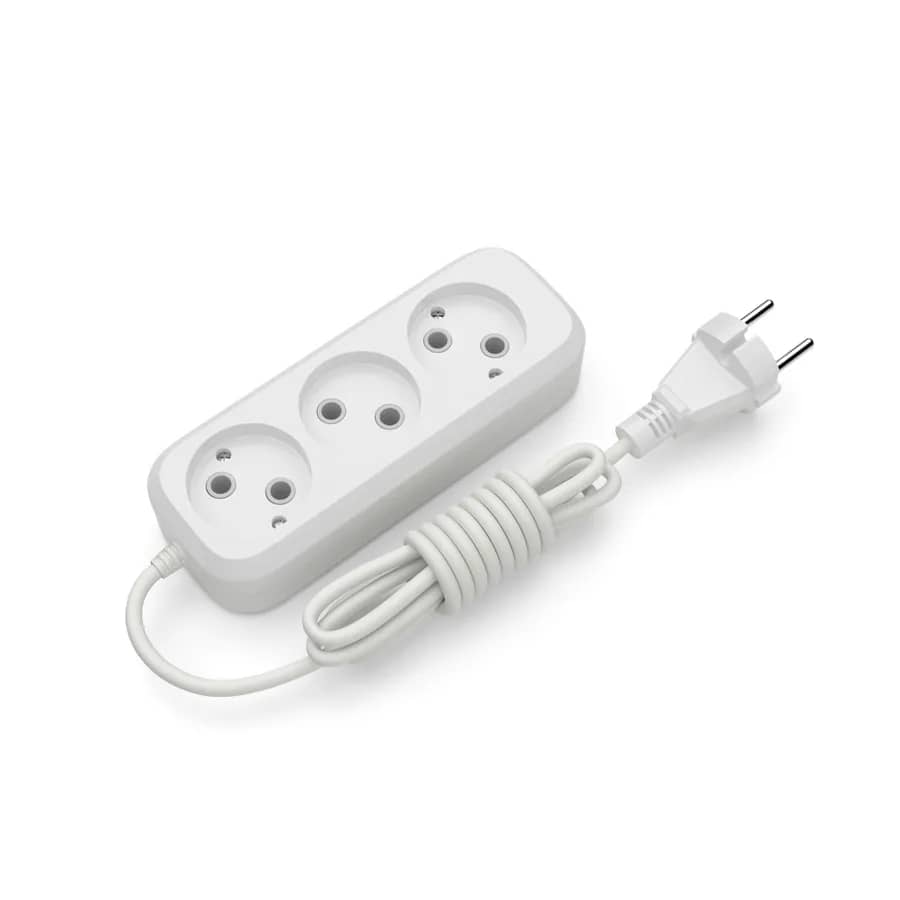 Подовжувач мережевий Electrum 3 розетки 1.5м без заземлення (559568558) - 209702