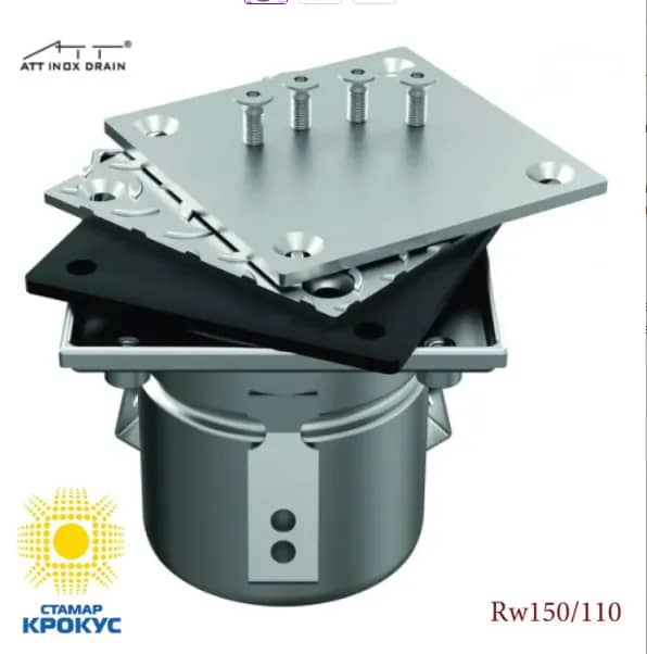 Ревізія прочищення ATT Inox Drain RW150/110 (577276728) - 577276728