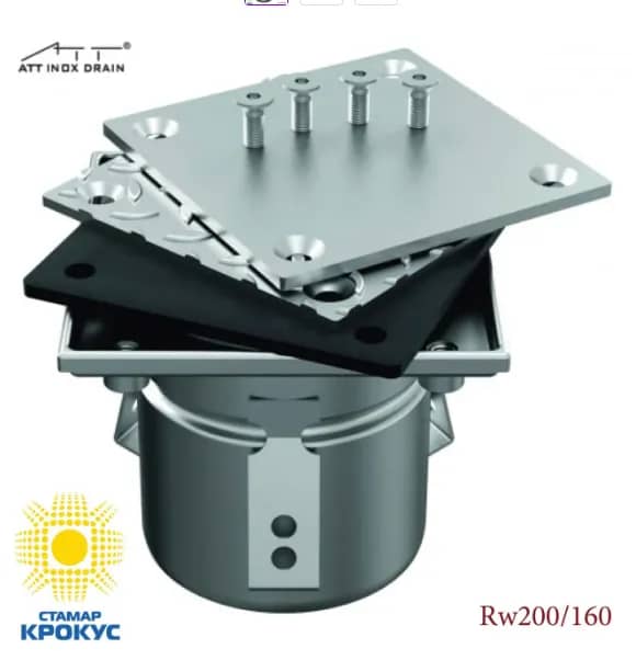 Ревізія прочищення ATT Inox Drain RW200/160 - 210498