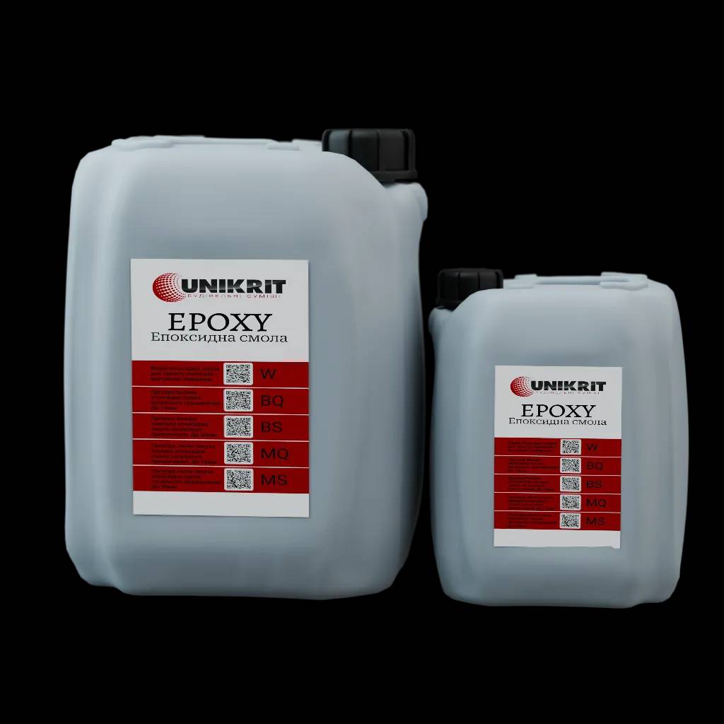 Прозора легко текуча швидка епоксидна смола для заливок до 15мм UNIKRIT EPOXY MQ 7,5кг - 210789