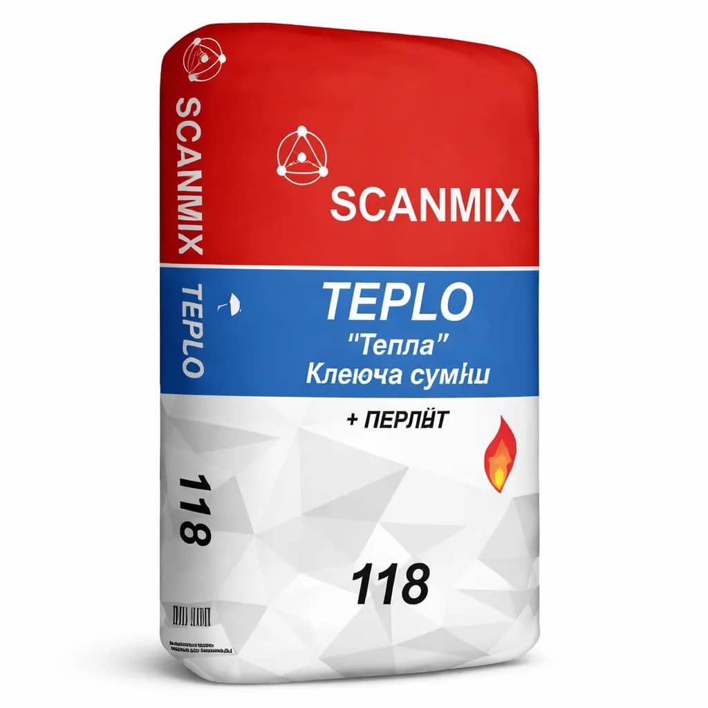 Суміш клейова SCANMIX TEPLO 118 (259583589) - 211062