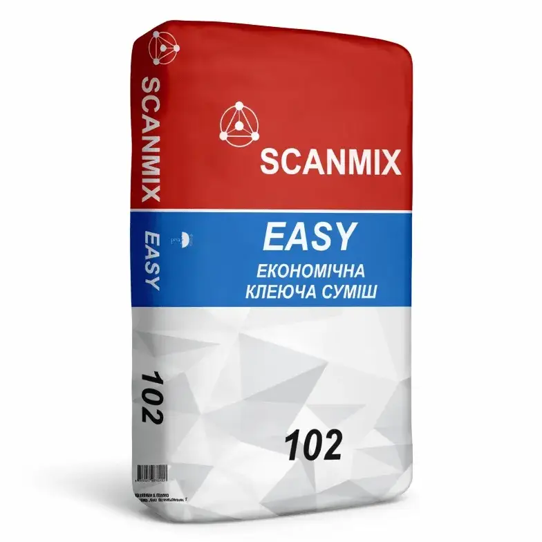 Суміш клейова для облицювальної плитки SCANMIX 102 EASY (5кг) - 211066