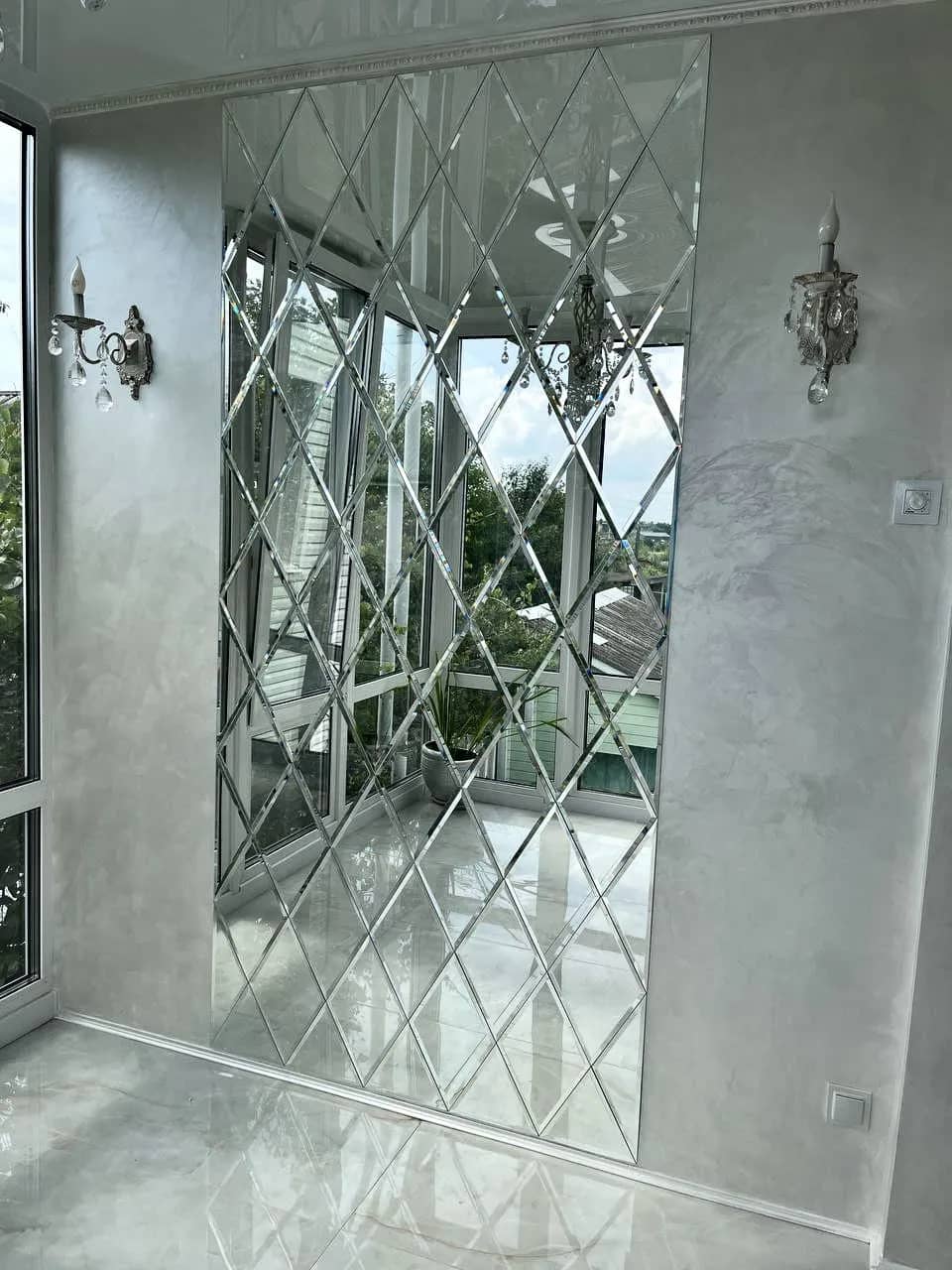 Плитка дзеркальна YUF_GLASS 2100х900 мм - 211632
