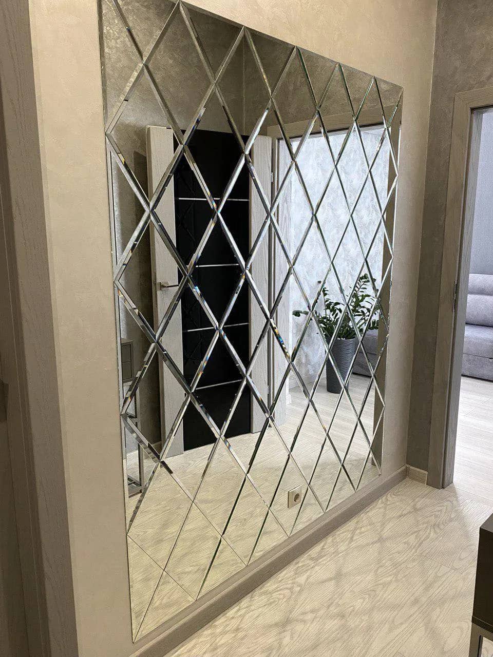 Плитка-панно дзеркальна YUF_GLASS 2400х1000 мм - 211710