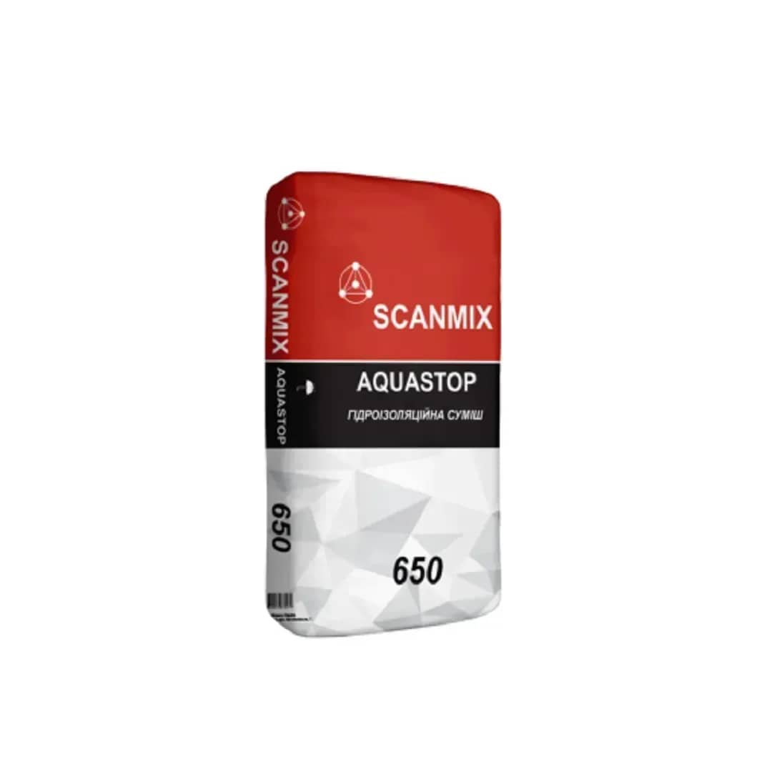Сумiш гідроізоляційна однокомпонентна SCANMIX 651 AQUASTOP(5кг) - 211913