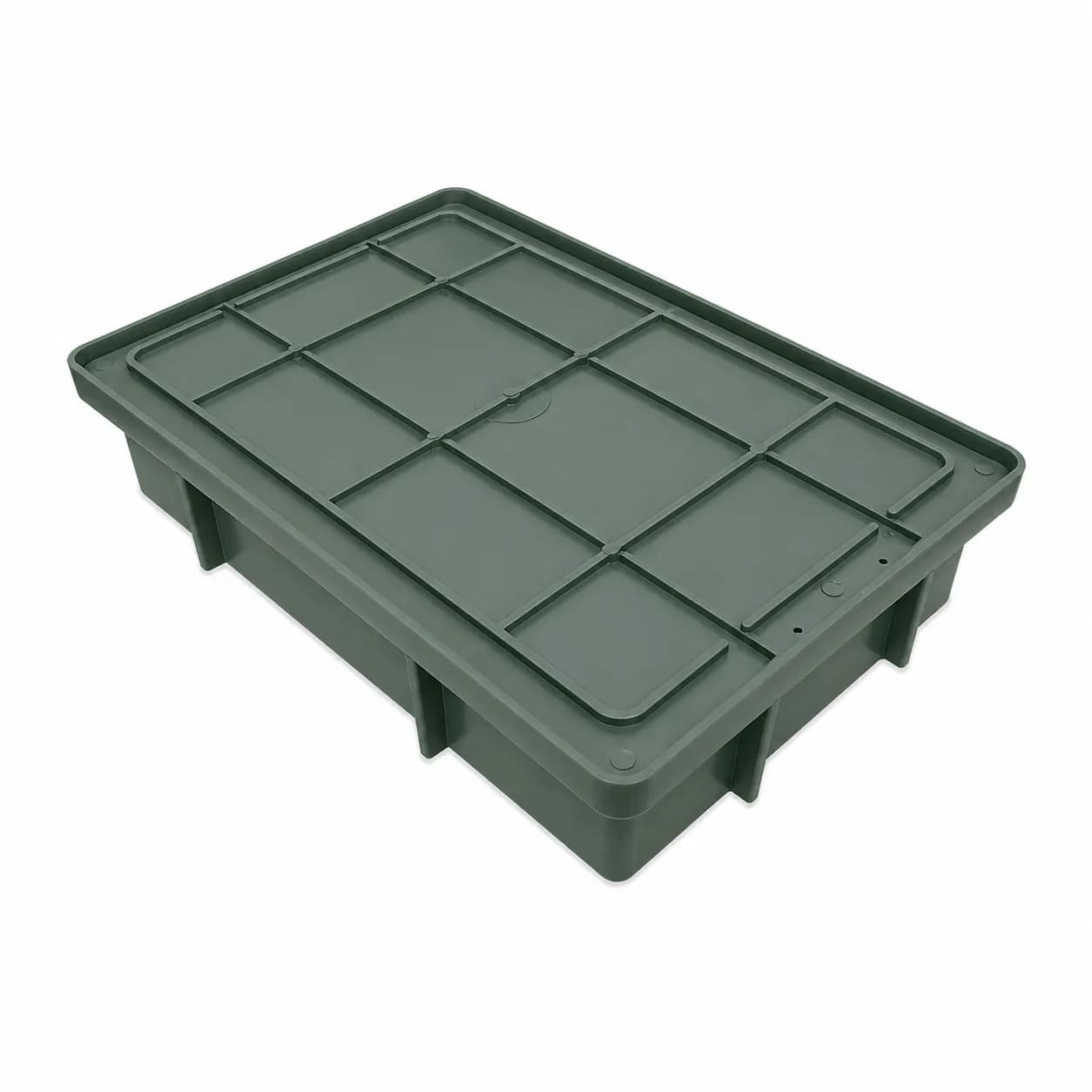 Ящик хозяйственный SoloPlast Зеленый для метизов (963965464) - 963965464