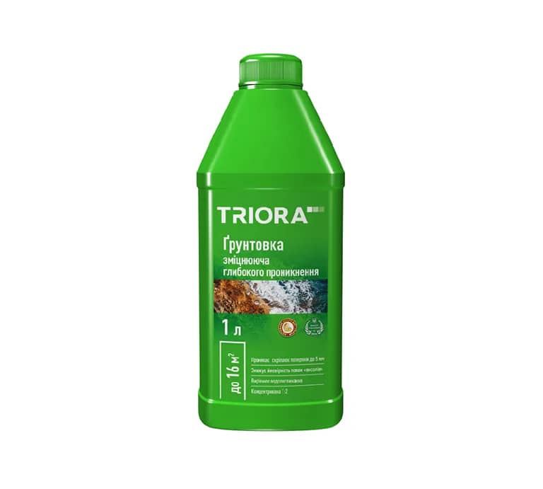 Ґрунтовка зміцнююча TRIORA Безбарвна Концентрат 10 л (915710913) - 915710913