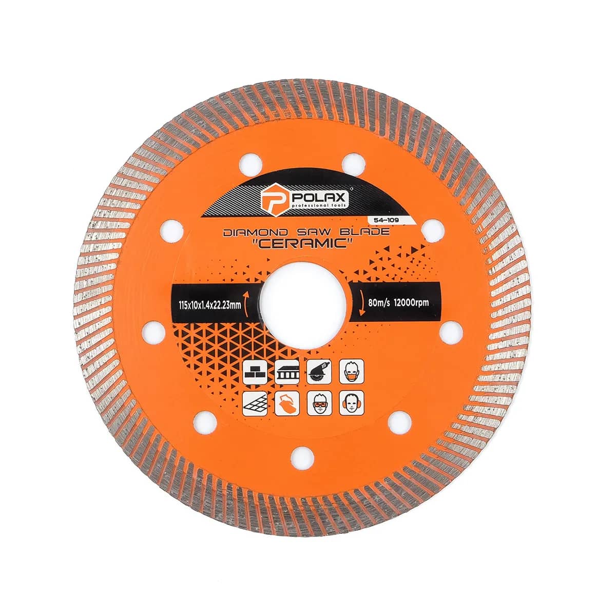 Диск відрізний алмазний Ceramic Polax 115x1.4x22.23 (54-109) - 235776