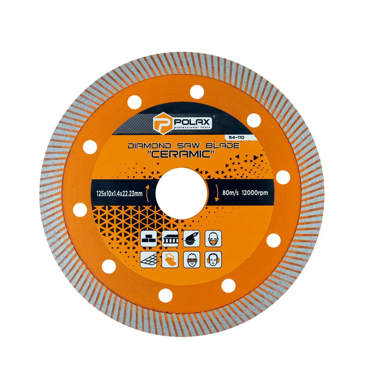 Диск відрізний алмазний Ceramic Polax 125x1.4x22.23 (54-110) - 235780