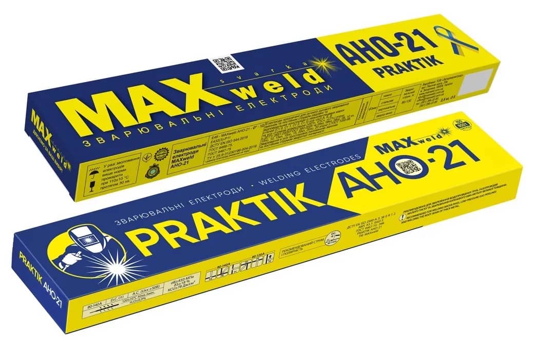 Електроди MAXweld Praktik АНО-21 д.3 (1кг) - 237873