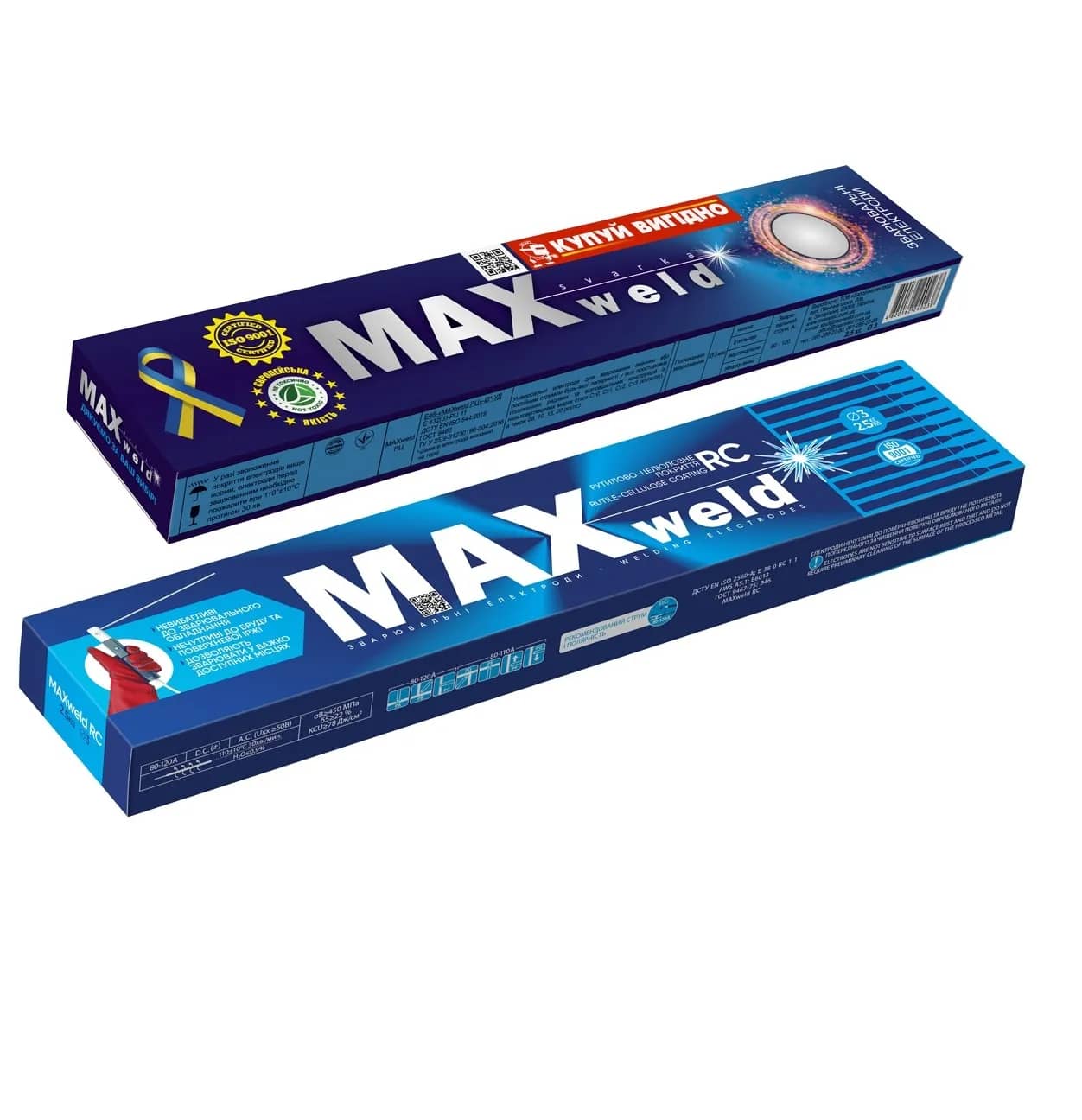 Електроди MAXweld РЦ д.3 (2.5кг) - 237982