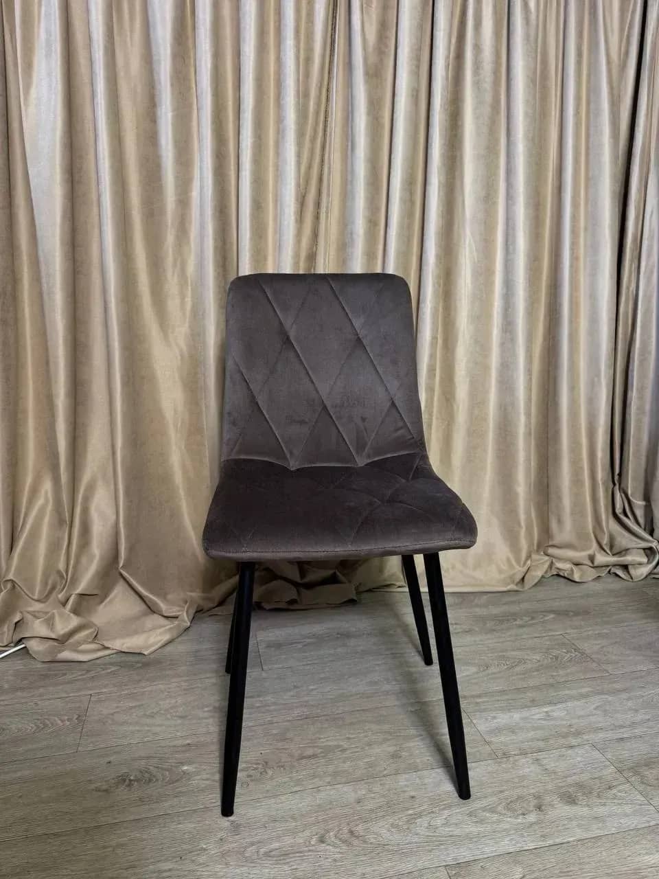 Стілець Tessa Mono Home коричневий велюр (645319857) - 645319857