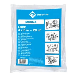 Плівка захисна LDPE для будівельних робіт сіра 4 м 40 мкм (308827471) - 308827471