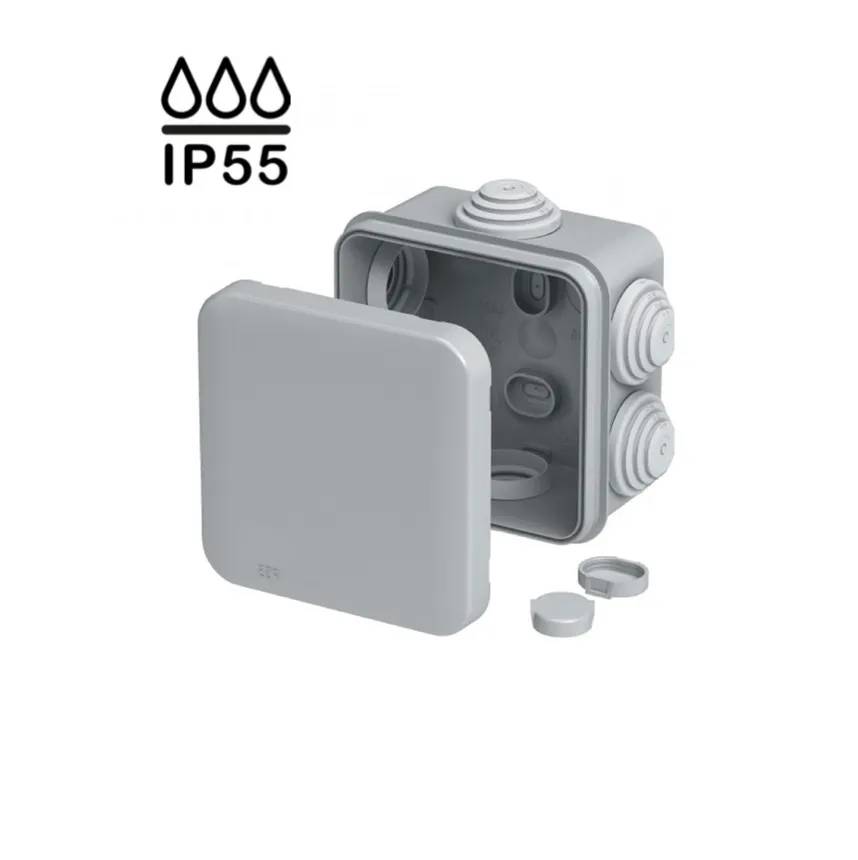 Коробка розподільча герметична зовнішня квадратна IP55 70х70x35мм (Neomax) - 250079