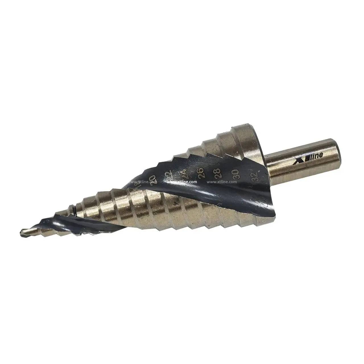 Свердло сходинкове спіральне HSS TiN-TiAIN 10-45 мм, 6.3 mm TRI, XTLine - 251321