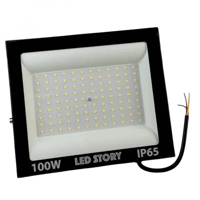 Лед прожектор 100Вт 8500Lm IP65 SMD 220В 6500К Холодний білий LED STORY - 252338