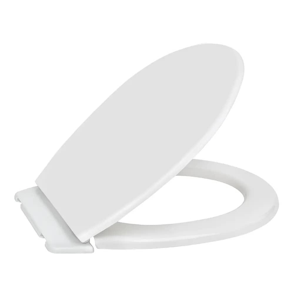 Сидіння для унітаза SoloPlast СП-11 біле з пластиковим кріпленням (984772543) - 984772543