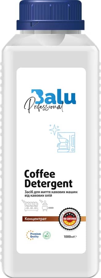 Засіб для очищення кавових машин від кавових олій BALU COFFEE DETERGENT 1 л - 266300