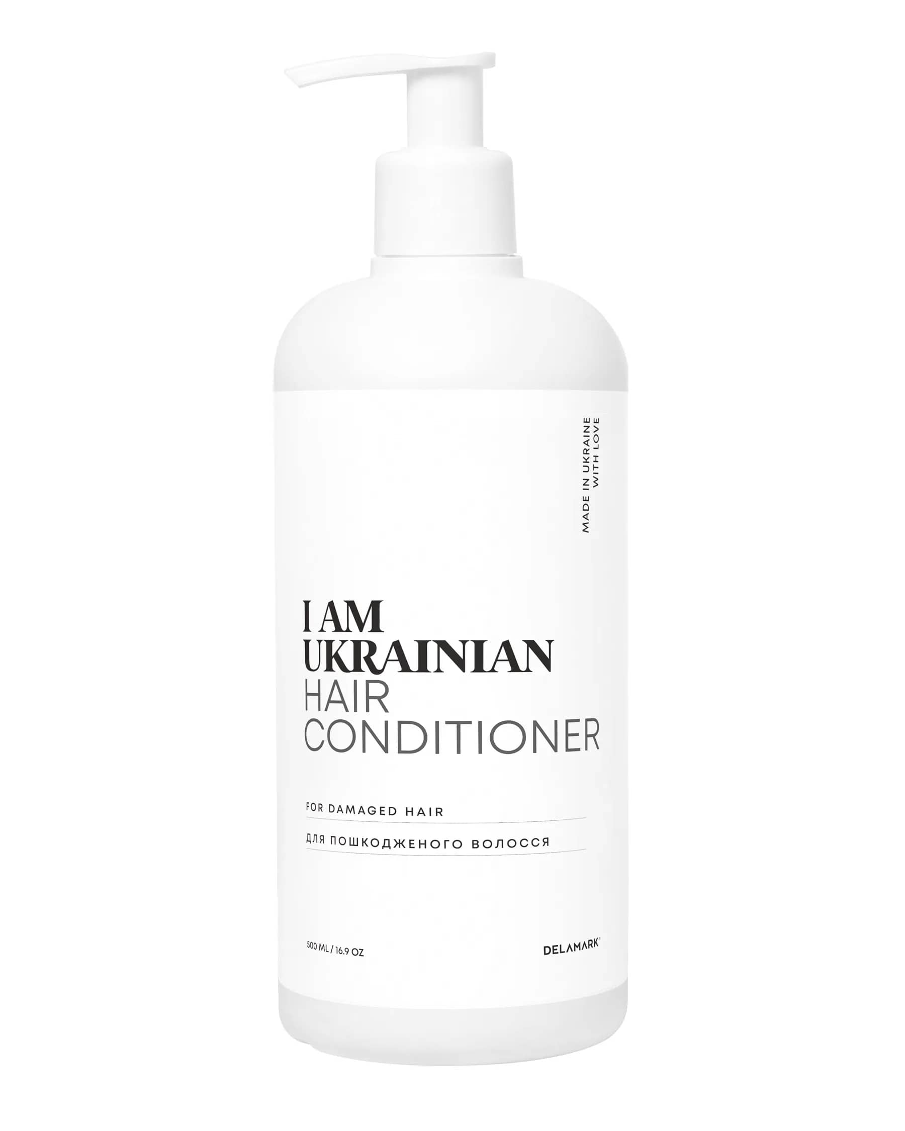 Кондиціонер DeLaMark I am Ukrainian для пошкодженого волосся 500 мл (4820152333186) - 275552