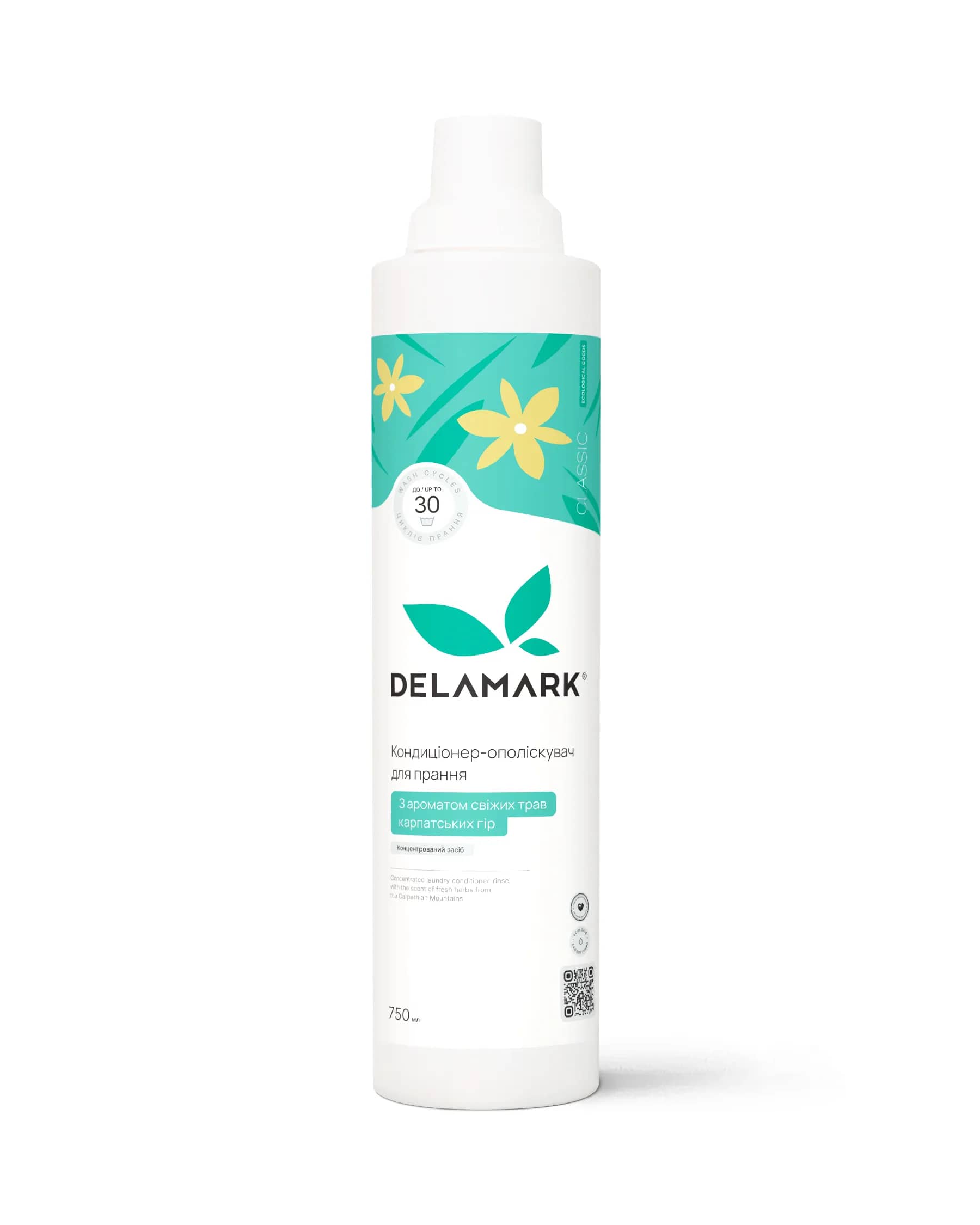 Кондиціонер Delamark з ароматом свіжих трав карпатських гір 750 г (4820152330543) - 304585