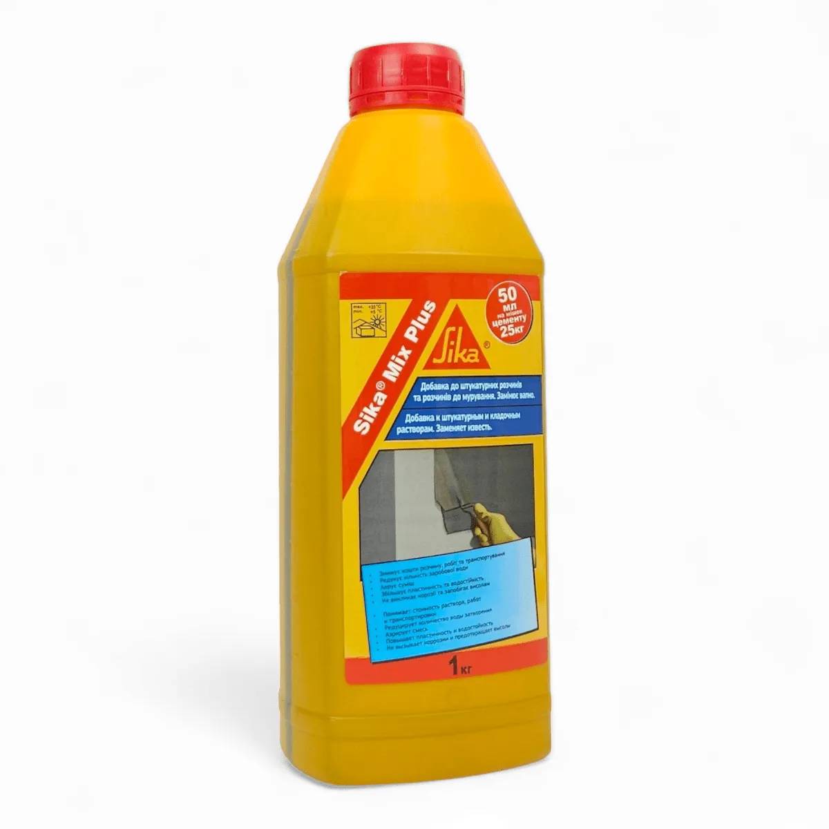Пластифікатор, заміннік вапна Sika MixPlus 1 кг (800225338) - 354567