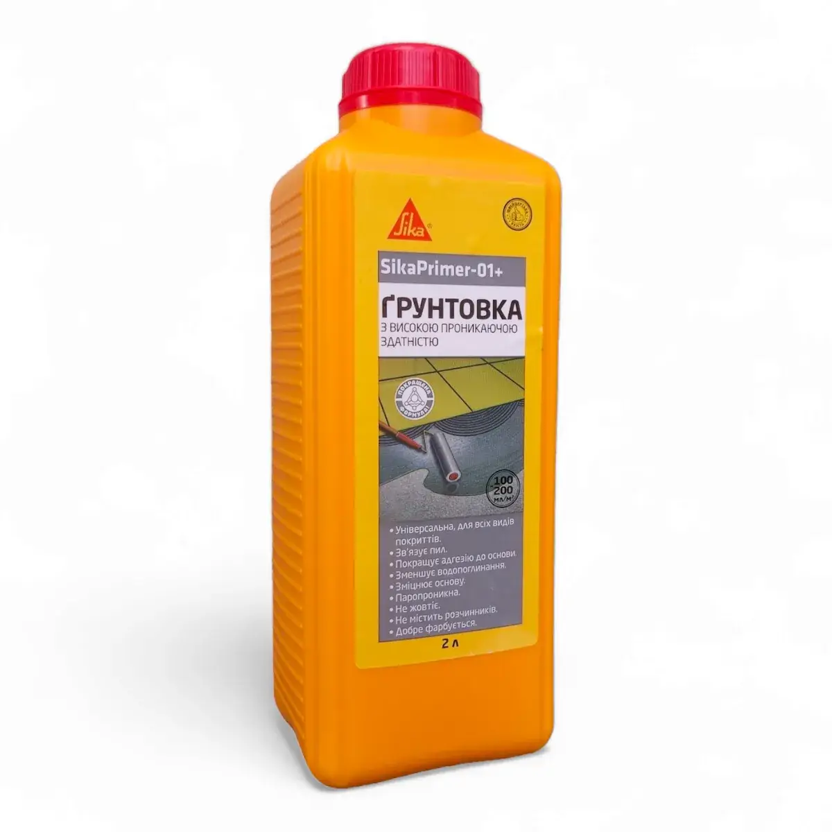Грунтовка універсальна SikaPrimer 01+ 2 л (172822534) - 355261