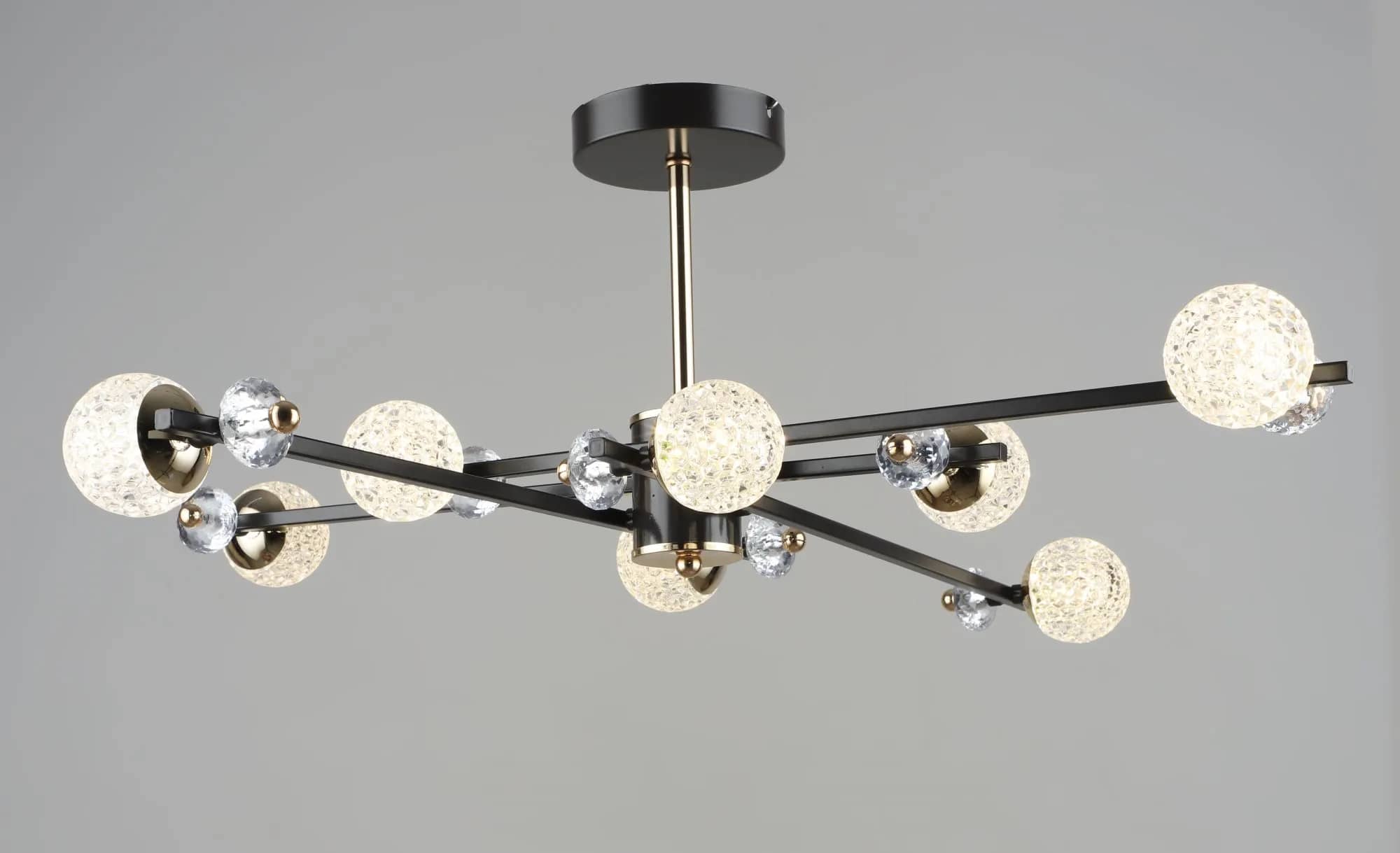 Люстра світлодіодна Sirius B N6189/8 COFFEE+FGD 96W - 355991