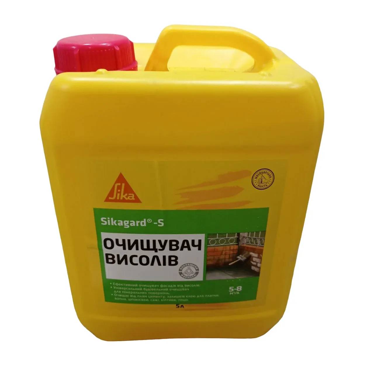 Універсальний будівельний очисник Sikagard - S, каністра, 5 л - 366238