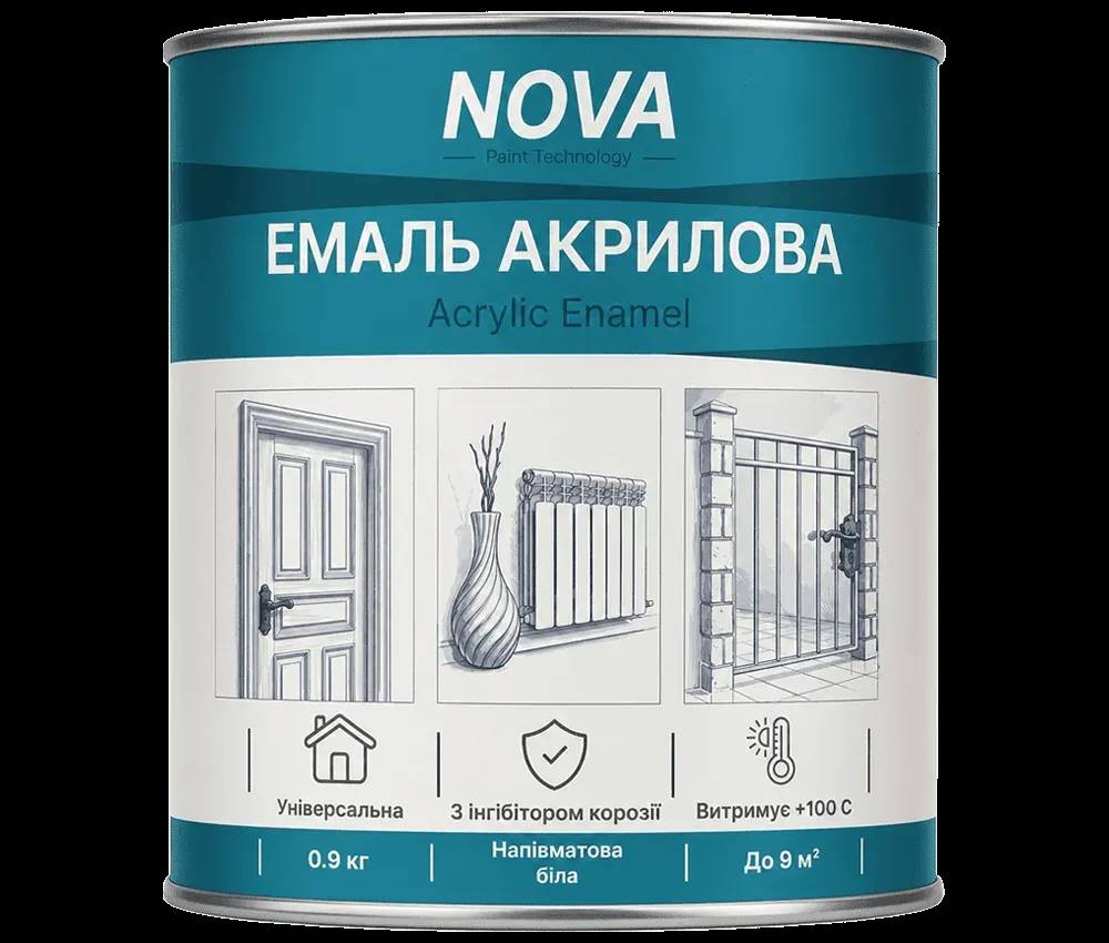 Емаль акрилова, 0.9 кг - 371971