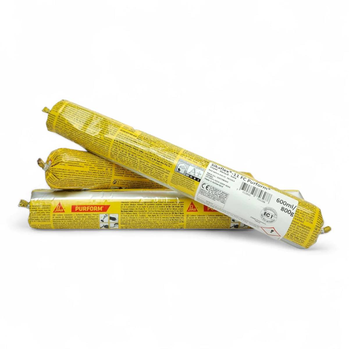 Клей-герметик універсальний Sikaflex-11 FC+ білий, уніпак 600 мл (436735343) - 375167