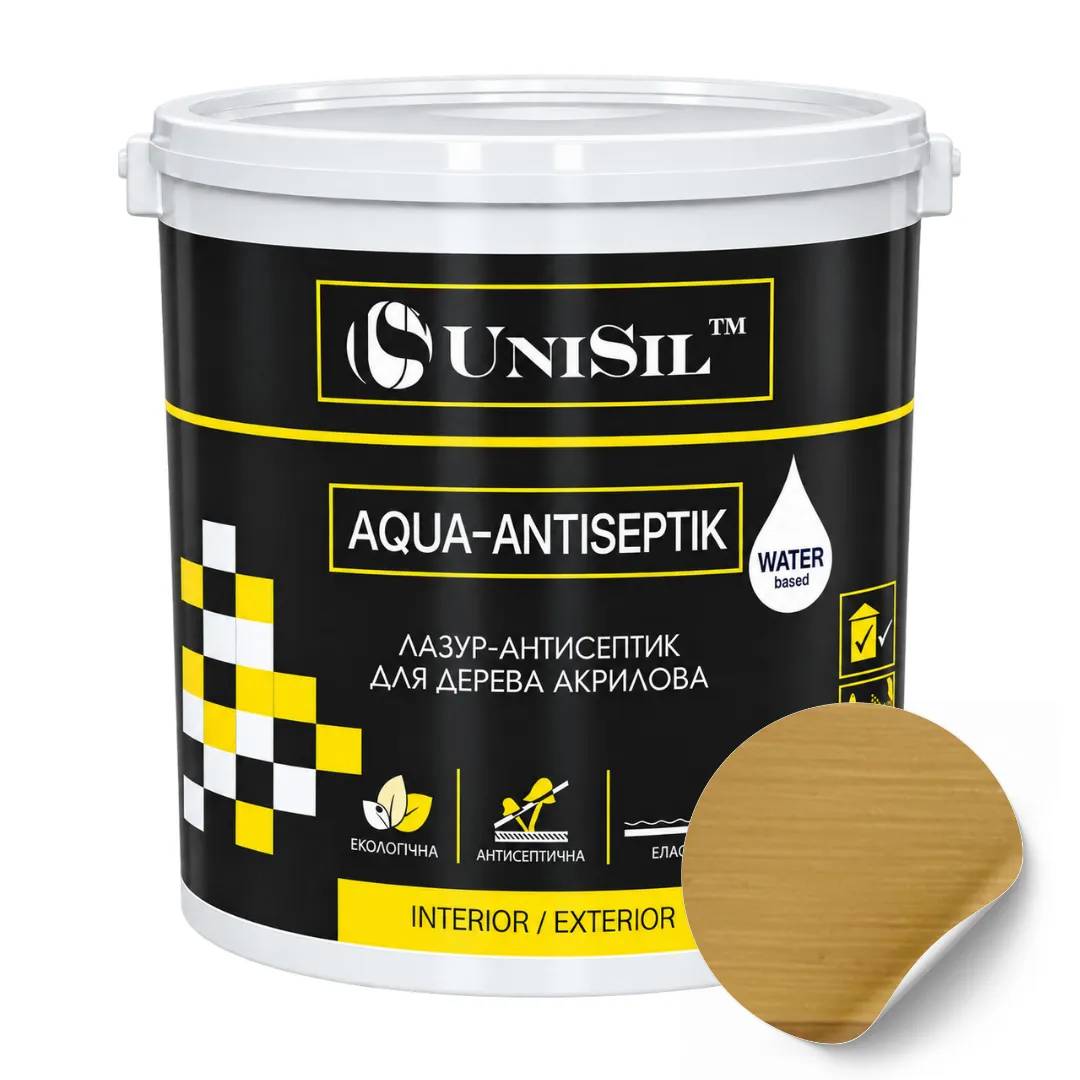 Лазур-антисептик акрилова для дерева UniSil Aqua-Antiseptik, калужниця, 10 л - 491828