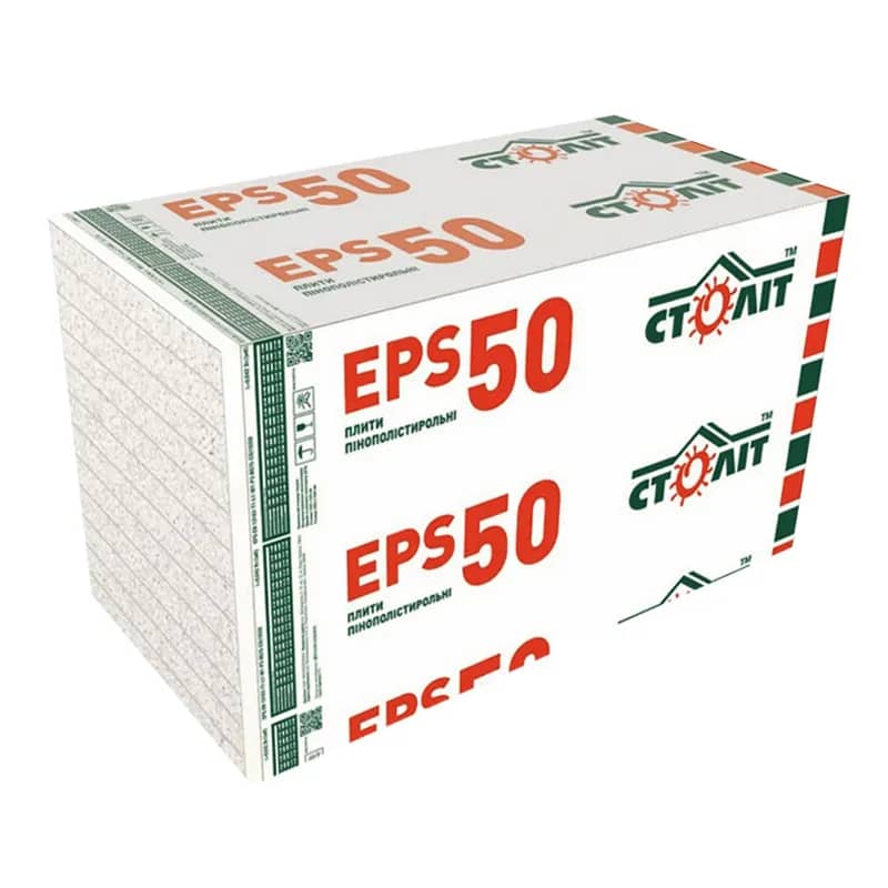 Пінопласт Століт EPS 50 10-11 кг/м.куб. 5 см (1 х 1 м) - 66886