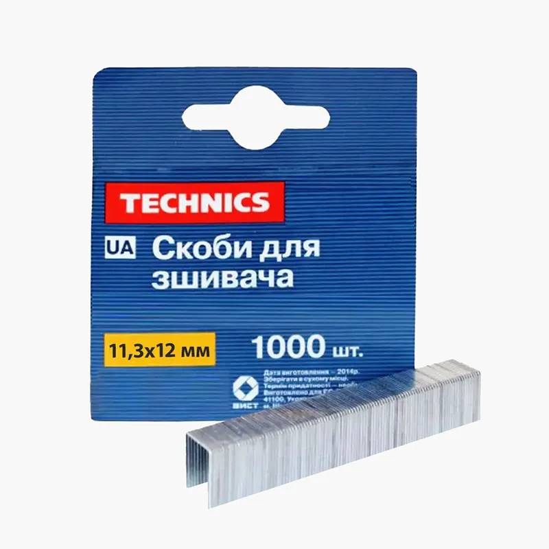 Скоба 12 мм, 1000 шт TECHNICS - 67015